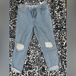 Boohoo mom jeans